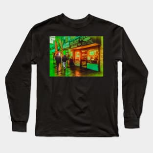 Fluo Street Walks Rainy Days Brooklyn NYC Long Sleeve T-Shirt